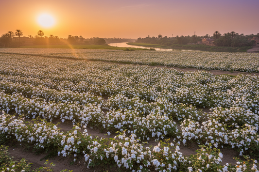 Premium Egyptian cotton yarn skeins from Nile Yarn Neith Collection in multiple colors