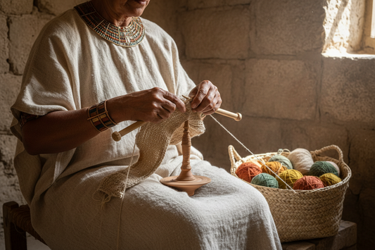 Ancient Egyptian Hand knitting