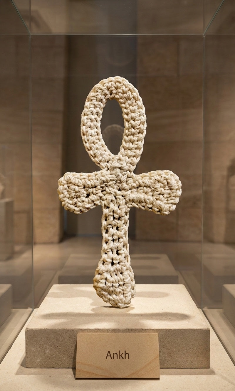 Ankh Key of Life — Free Exclusive Egyptian Crochet Pattern by Nile Yarn