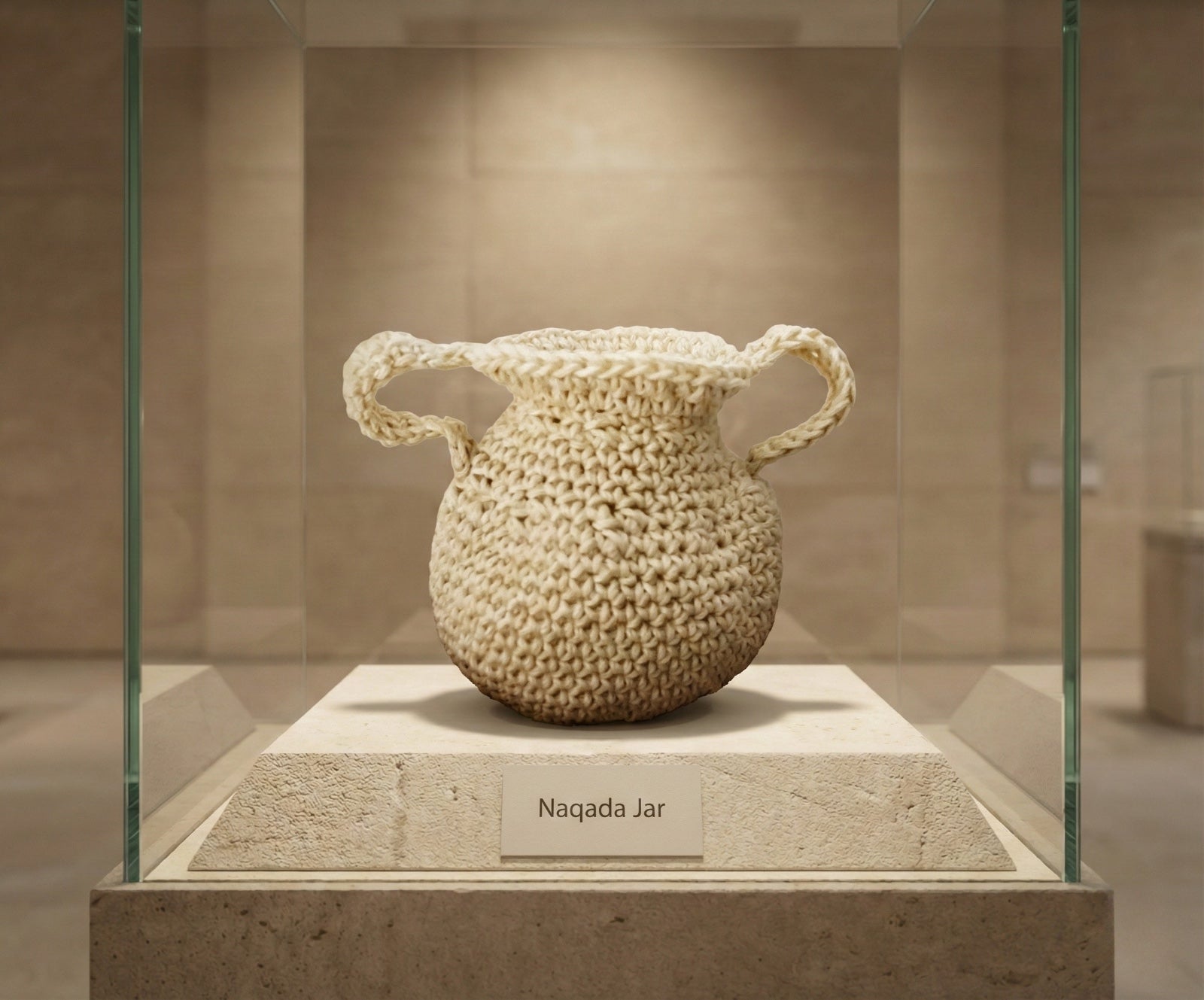 Naqada Jar — Free Exclusive Egyptian Crochet Pattern by Nile Yarn