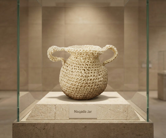 Naqada Jar — Free Exclusive Egyptian Crochet Pattern by Nile Yarn